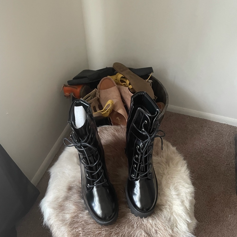 Madden Girl combat boots